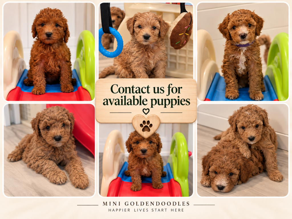Mini Goldendoodle — Mini Goldendoodle puppy